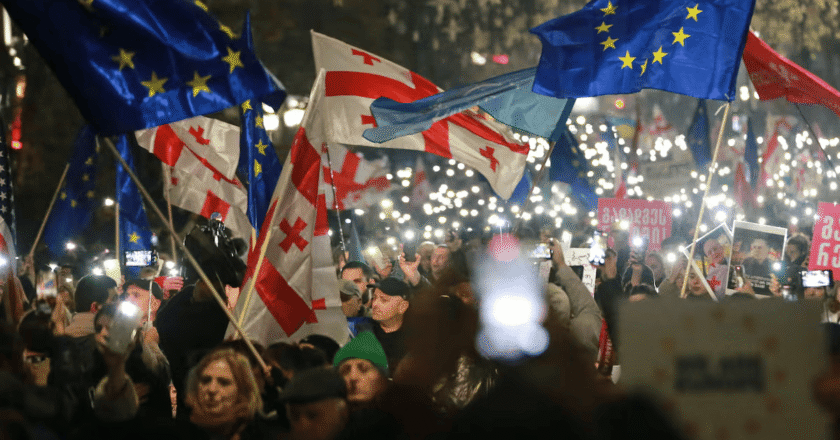 Georgia lleva más de 600 días de protestas contra el Gobierno y su acercamiento a Rusia