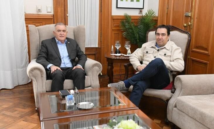 Jaldo y Mansilla analizaron la agenda política y los trabajos preventivos ante las lluvias