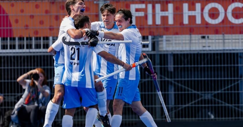 Los Leones golearon 5-3 a India y esperan por el resultado de Inglaterra-Países Bajos para conseguir un lugar en la semifinales