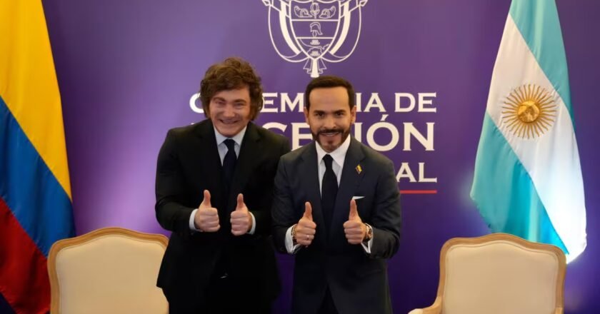Milei se reunió con Abelardo de la Espriella antes de su asunción presidencial en Colombia
