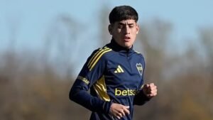 Mala noticia para Boca: el juvenil Tomás Aranda se fracturó el peroné y deberá ser operado