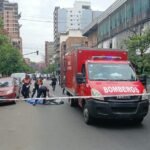 Un ciclista se descompensó y murió en la calle