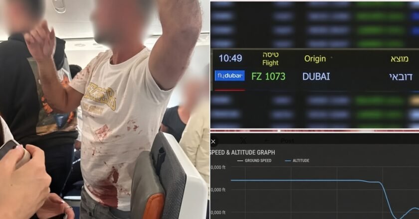 Pánico en un vuelo de Flydubai: un piloto fue apuñalado y el avión aterrizó de emergencia en Arabia Saudita