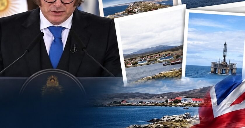 La reacción de la prensa británica al anuncio de Milei sobre las Malvinas
