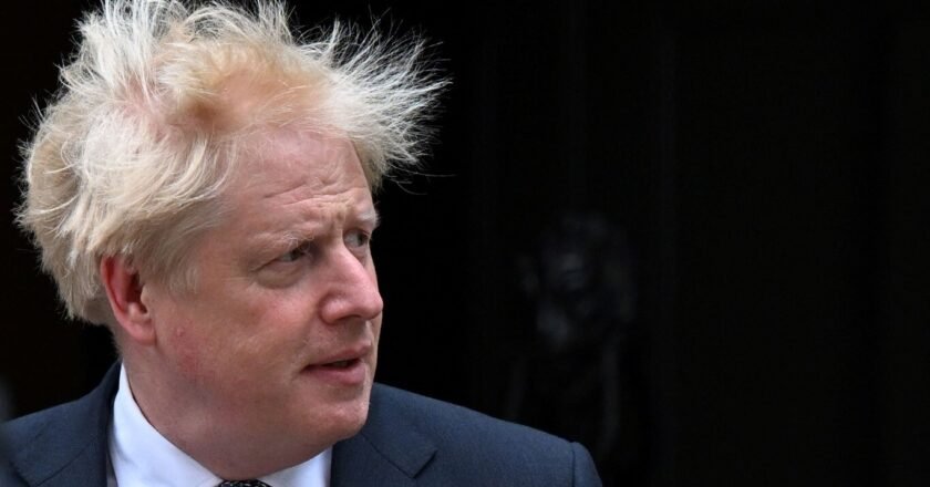Boris Johnson acusó a Putin por el ataque de drones rusos