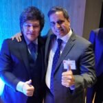 Catalán se mostró junto a Javier Milei en Nueva York