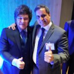 Catalán se mostró junto a Milei en Nueva York