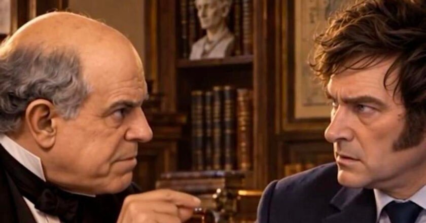 Javier Milei usó la IA para compararse con Sarmiento en un mensaje por el Día del Maestro