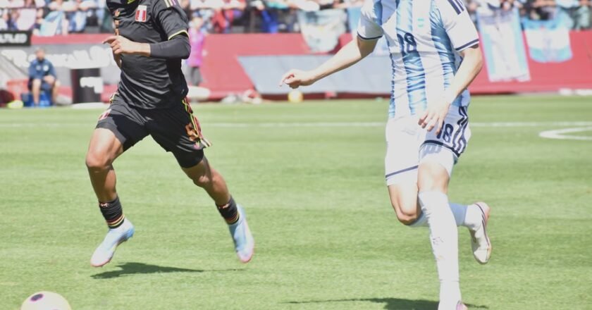 La Selección Argentina Sub-19 venció a Perú y competirá por la medalla dorada en los Juegos Suramericanos