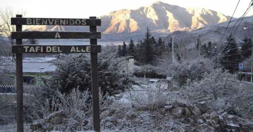 ¿Llega la nieve? Tafí del Valle anticipa un fin de semana con temperaturas bajo cero