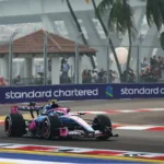 Franco Colapinto terminó 19° en la única práctica libre del GP de Singapur de Fórmula 1