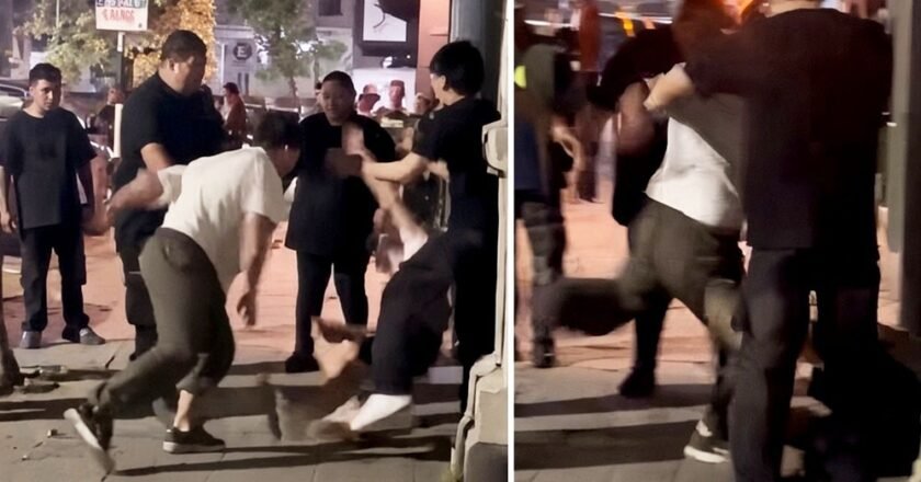 La Policía identificó al joven que aparece dándole una patada a otro a la salida de un boliche en Tucumán