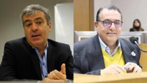 Cano y Arnedo se cruzaron por la movilización del Día de la Lealtad en el Hipódromo