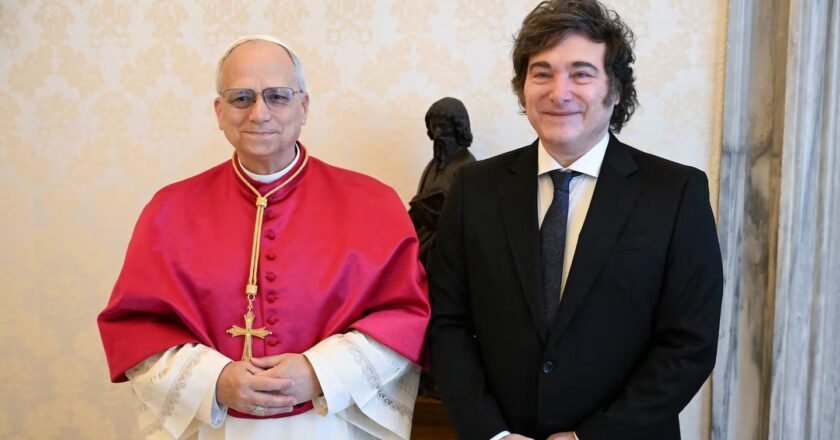 Milei abrió la puerta a reprogramar la visita del papa León XIV a la Argentina