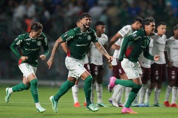 Palmeiras sufrió ante Fluminense, pasó por penales y está en la final de la Copa Libertadores