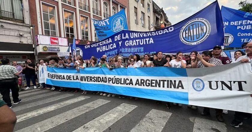 Quinta Marcha Federal Universitaria: reclaman fondos para las universidades y mejoras salariales