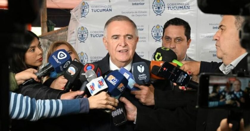Jaldo condicionó el apoyo de Tucumán al Presupuesto nacional al financiamiento universitario y la discapacidad