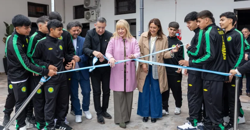 La Intendenta Rossana Chahla inauguró un nuevo refugio para deportistas en el complejo Teniente Ledesma